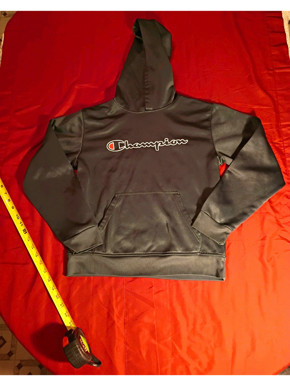 Champion Authentic Athleticwear Black Hoodie Size 14/16 Youth